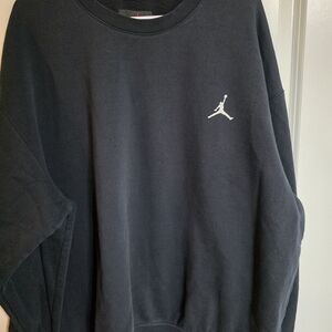 Jordan Men's Black Crewneck Sweater
